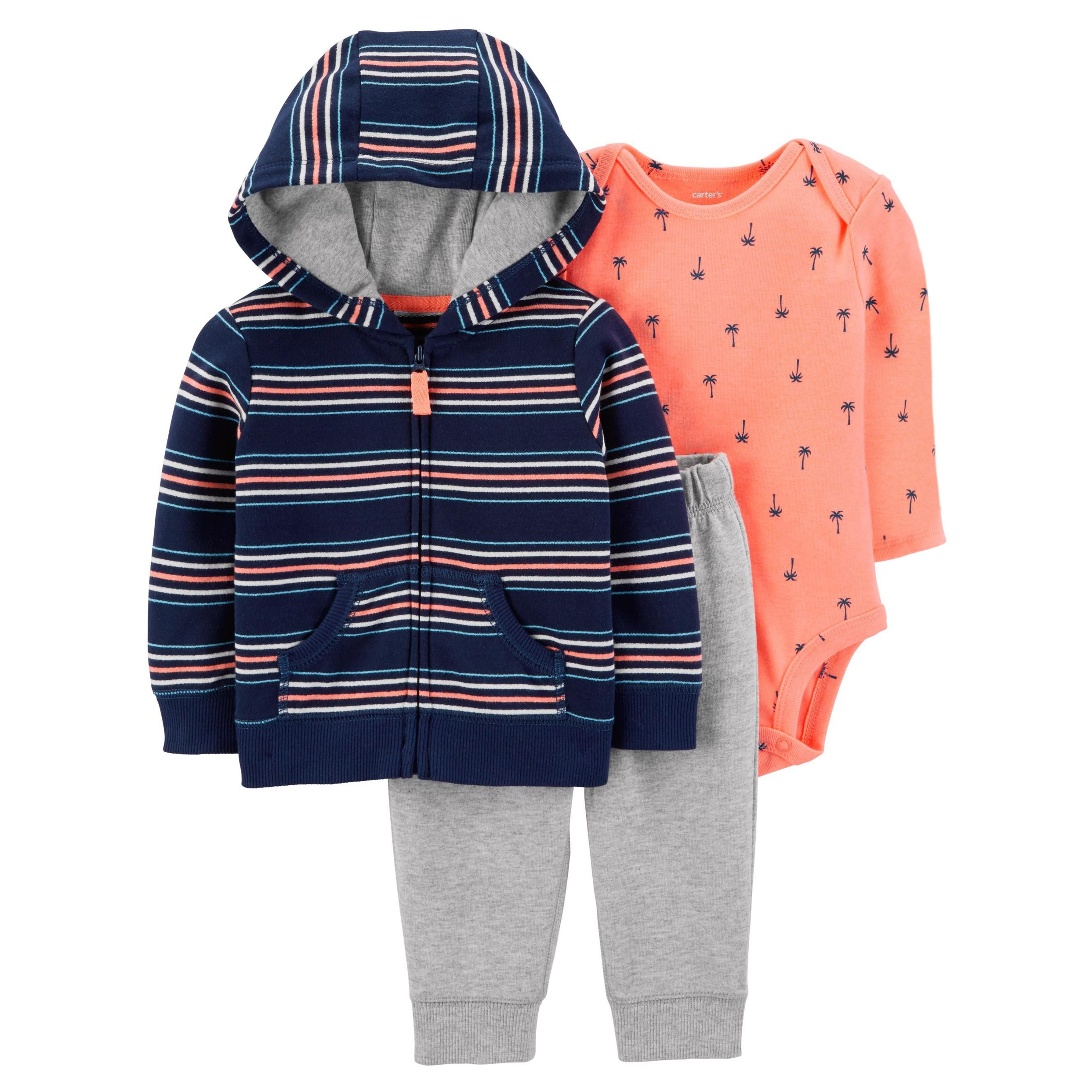 ست 3 تکه لباس نوزادی پسرانه کارترز کد 1032