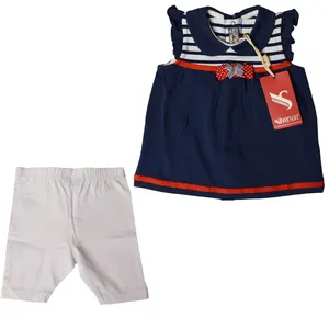 ست بلوز و شلوار نوزادی دخترانه سیلورسان طرح پاپیون کد 102