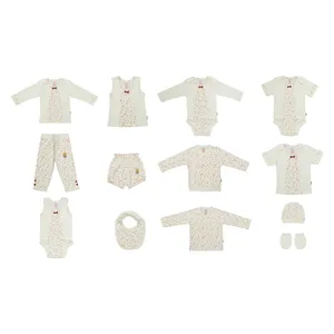 ست 12 تکه لباس نوزادی پاریز طرح شکوفه