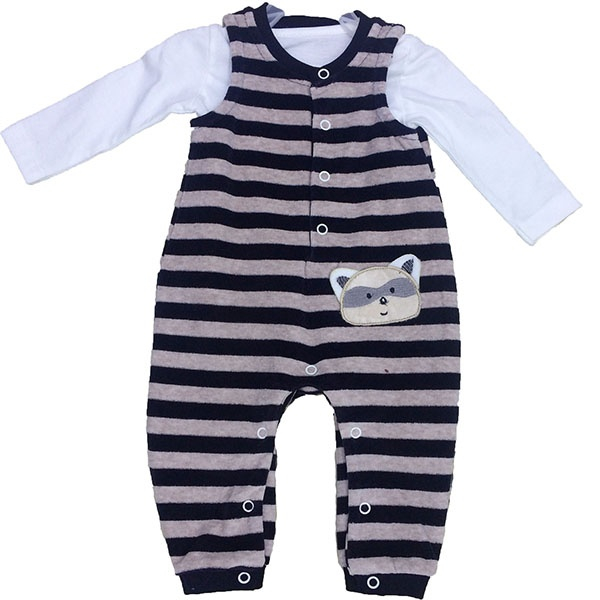 ست تی شرت و سرهمی نوزادی پسرانه مدل mld25