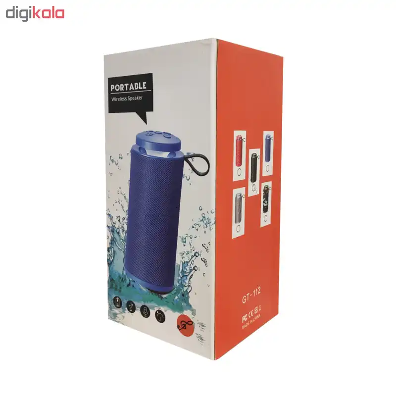 اسپیکر بلوتوثی قابل حمل مدل GT-112