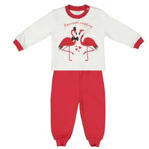 ست تی شرت و شلوار نوزادی ام ال کی کد 21