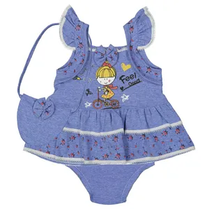 ست سه تکه لباس نوزادی دخترانه کد 1083