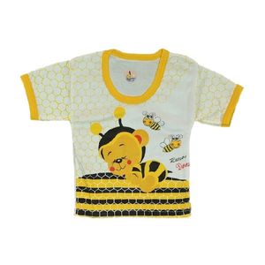 نقد و بررسی تی شرت آستین کوتاه نوزادی کد 44555ZA توسط خریداران
