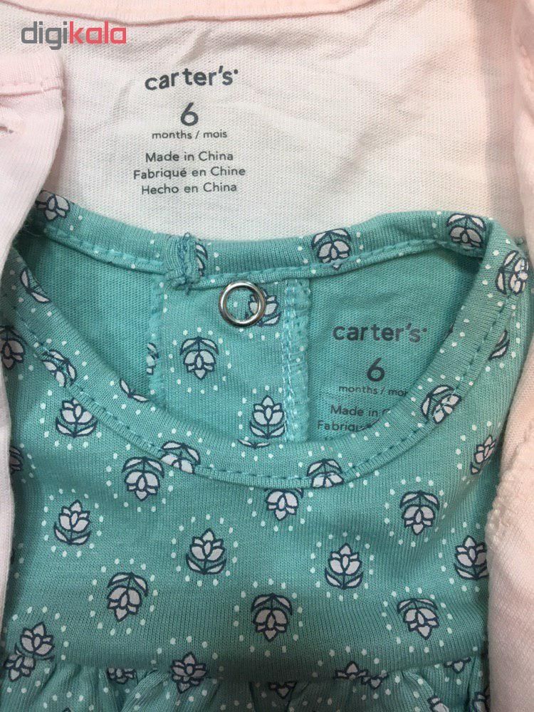 ست کت و پیراهن نوزادی دخترانه کارترز کد 1065 -  - 6