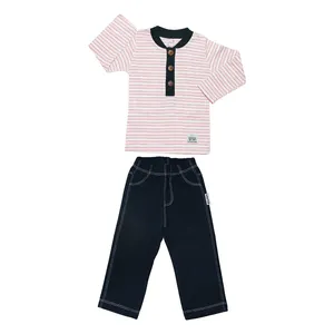 ست تی شرت و شلوار نوزادی پسرانه آدمک مدل 1155011 کد 14
