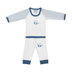 ست تی شرت و شلوار نوزادی پسرانه بی بی گیفت کد 02