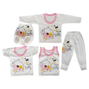 ست 5 تکه لباس نوزادی دخترانه کد S-2