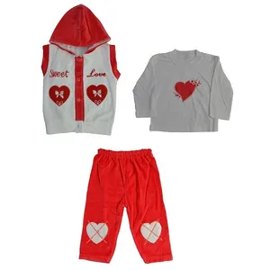 ست 3 تکه لباس نوزاد مدل TNO