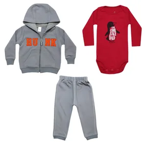  ست 3 تکه لباس نوزادی پسرانه کد 1073-02