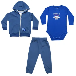  ست 3 تکه لباس نوزادی پسرانه کد 1073-03