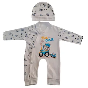 ست سرهمی و کلاه نوزاد کد M-031