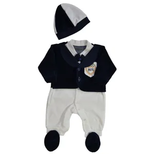 ست کلاه و سرهمی نوزاد مدل al45-2