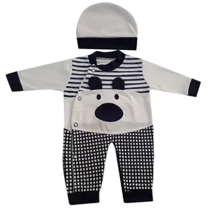 ست سرهمی و کلاه نوزاد کد M-023