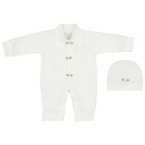 ست سرهمی و کلاه نوزادی دخترانه کد M12