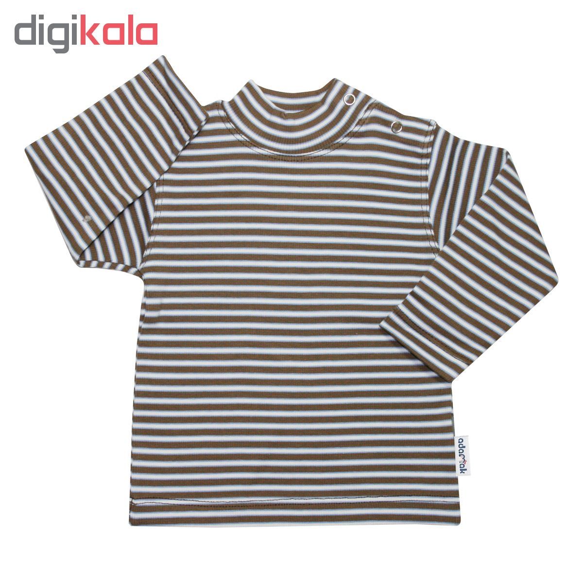  تی شرت آستین بلند نوزادی آدمک کد 03-143201 -  - 2