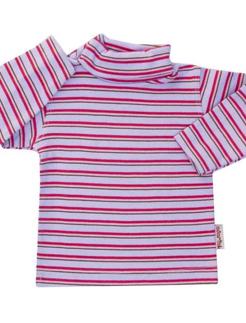 تی شرت آستین بلند نوزاد آدمک طرح راه راه کد 01-144401