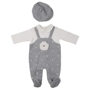 ست سرهمی و کلاه نوزادی ایندیگو کد 29746