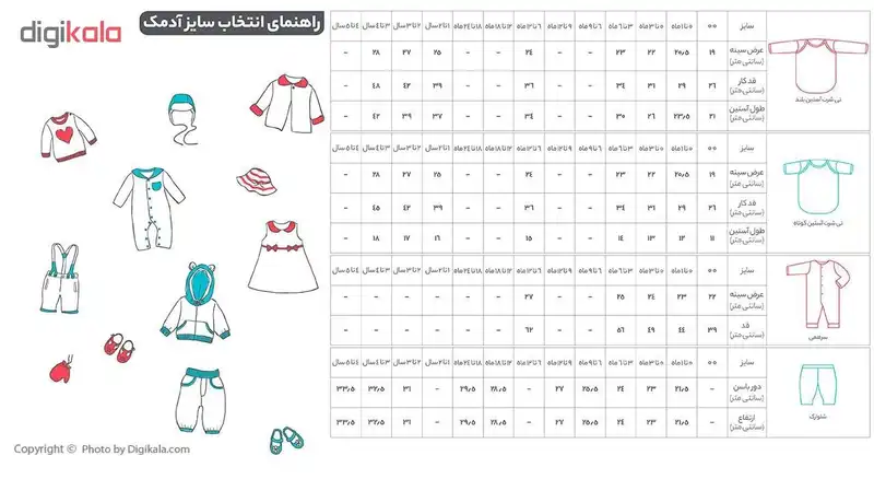 تی شرت آستین بلند نوزادی آدمک طرح اردک