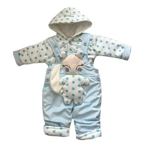 ست سویشرت و سرهمی نوزادی دخترانه کد 1249