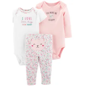 ست 3 تکه لباس نوزادی دخترانه کد 10150