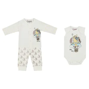 ست 3 تکه لباس نوزادی آنا بیبی کد 009