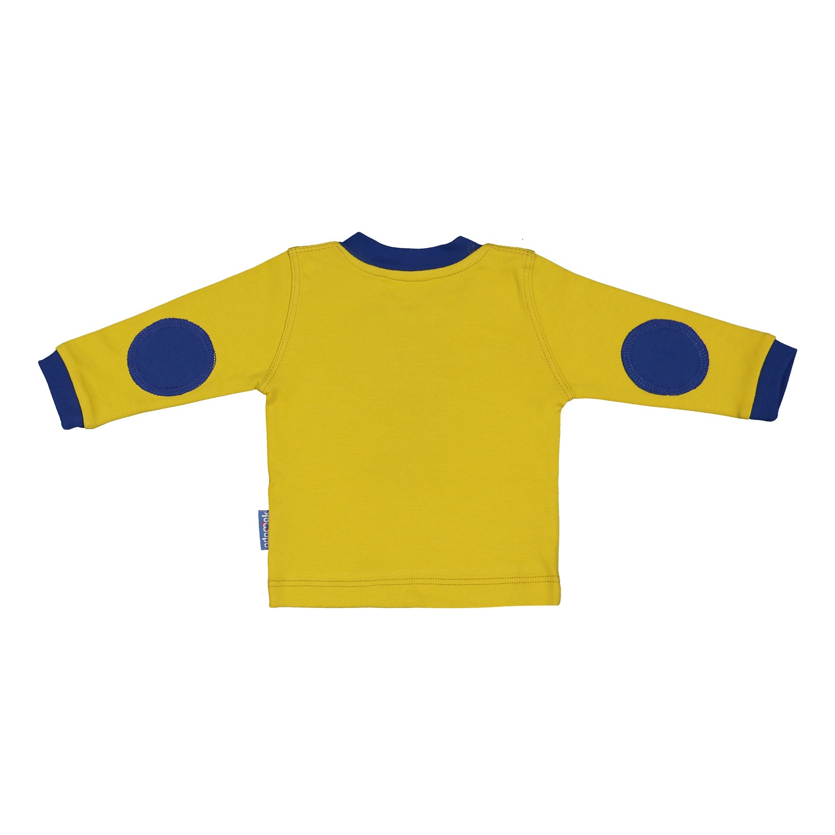 ست تی شرت و شلوار نوزادی آدمک مدل 2171101-15 - خردلی - 4