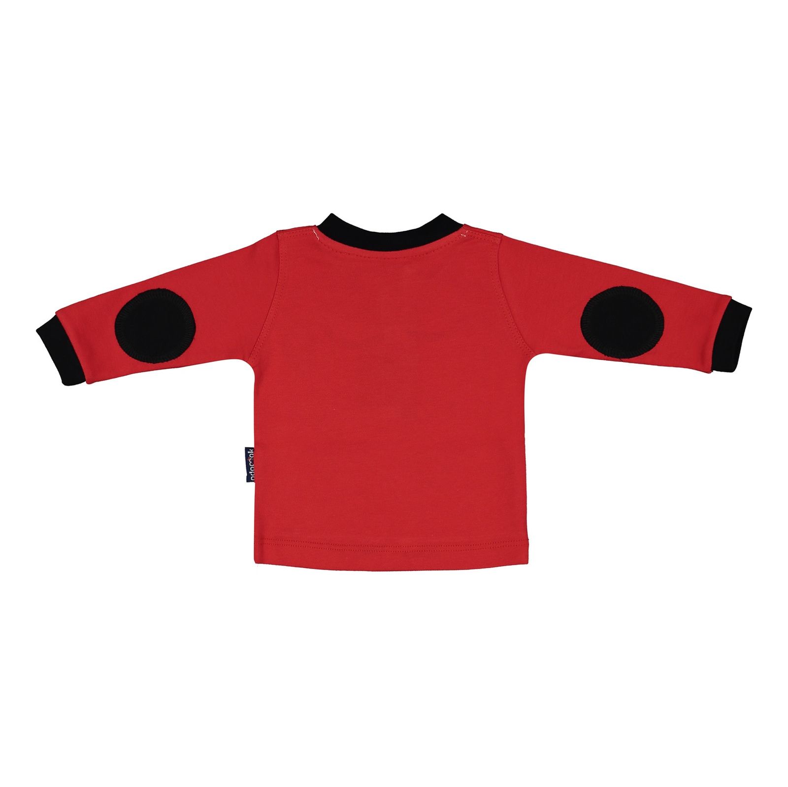 ست تی شرت و شلوار نوزادی آدمک مدل 2171101-72 - قرمز - 2