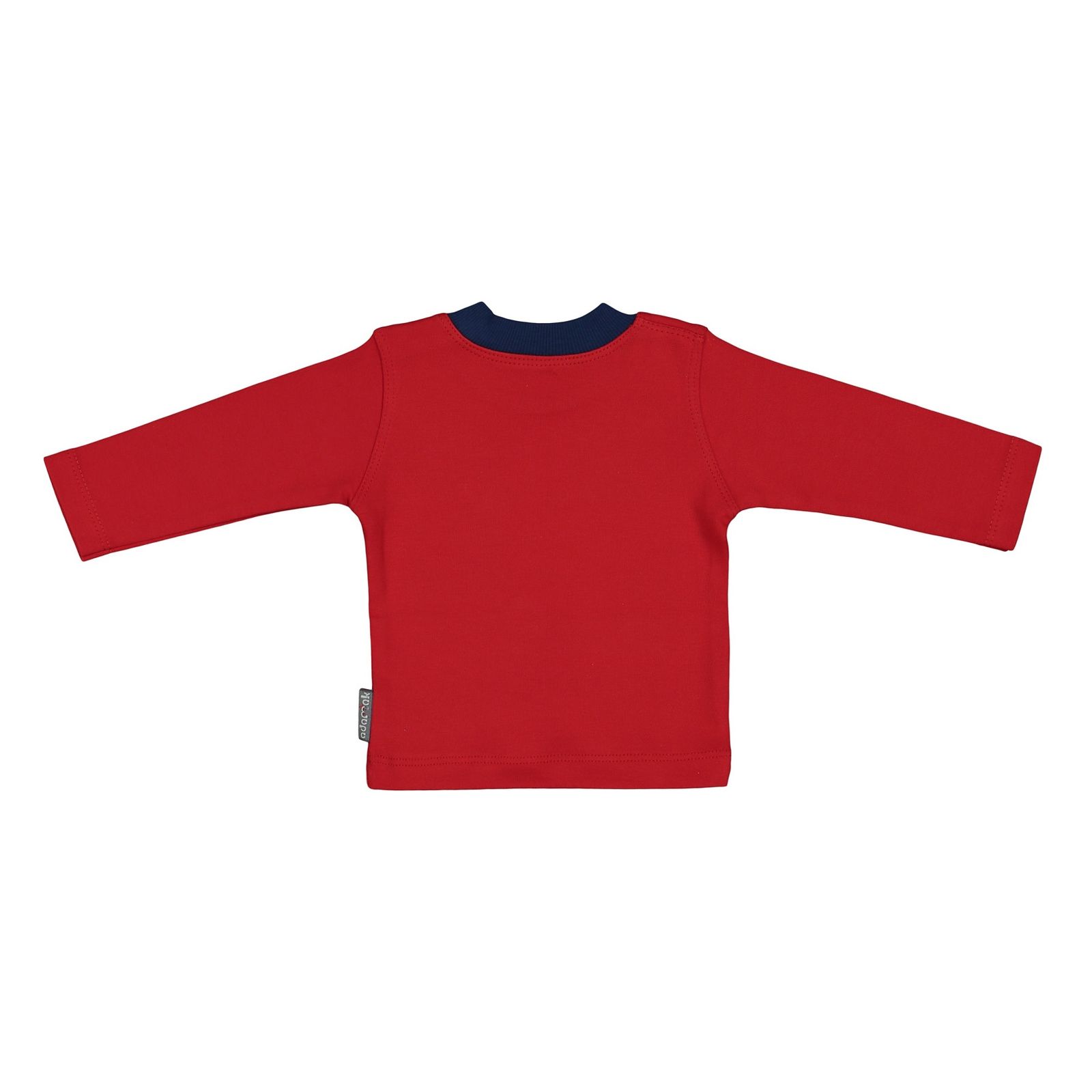 ست تی شرت و شلوار نوزادی پسرانه آدمک مدل 2171100-72 - قرمز - 4