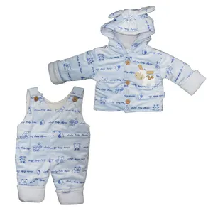 ست کاپشن و سرهمی نوزاد کد 3232