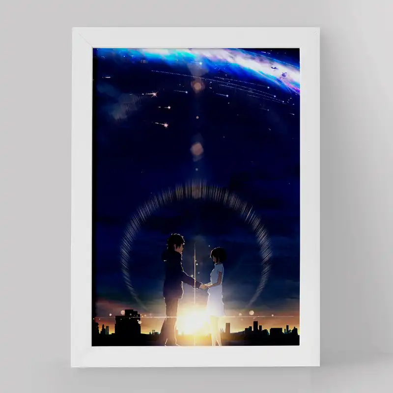 تابلو خندالو مدل تاکی تاچیبانا و میتسویا میامیزو انیمه یورنیم نام تو کد 16297