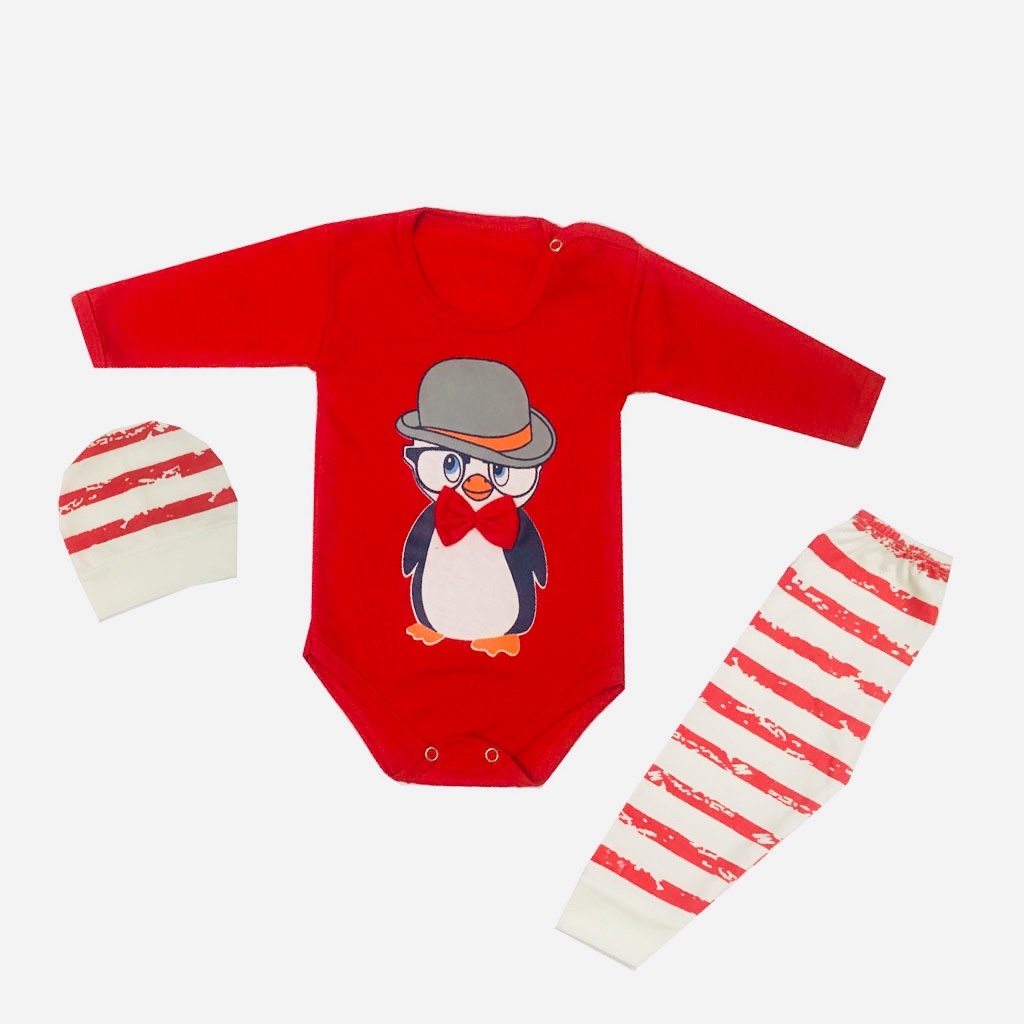 ست 3 تکه لباس نوزاد کد 400