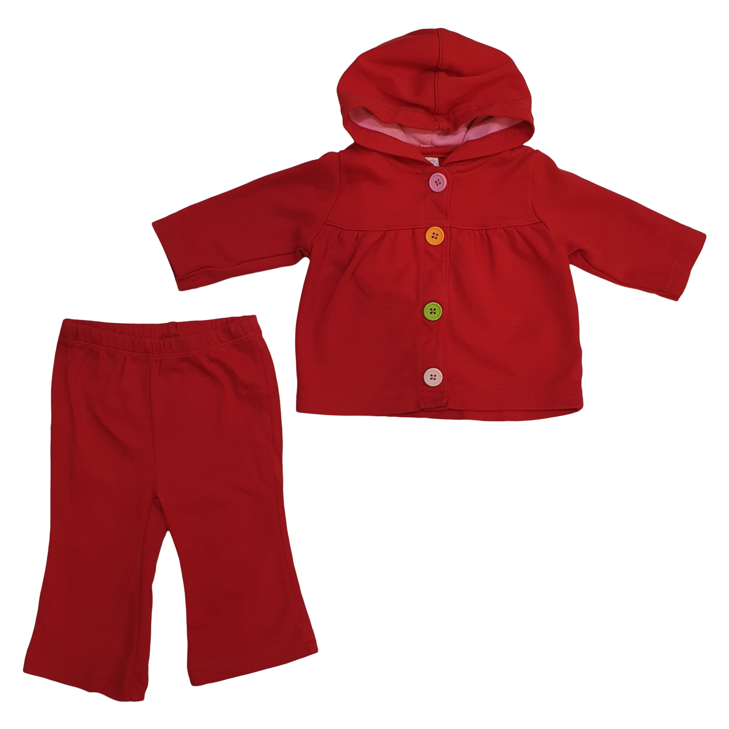 ست سویشرت و شلوار نوزادی دخترانه کارترز کد 654