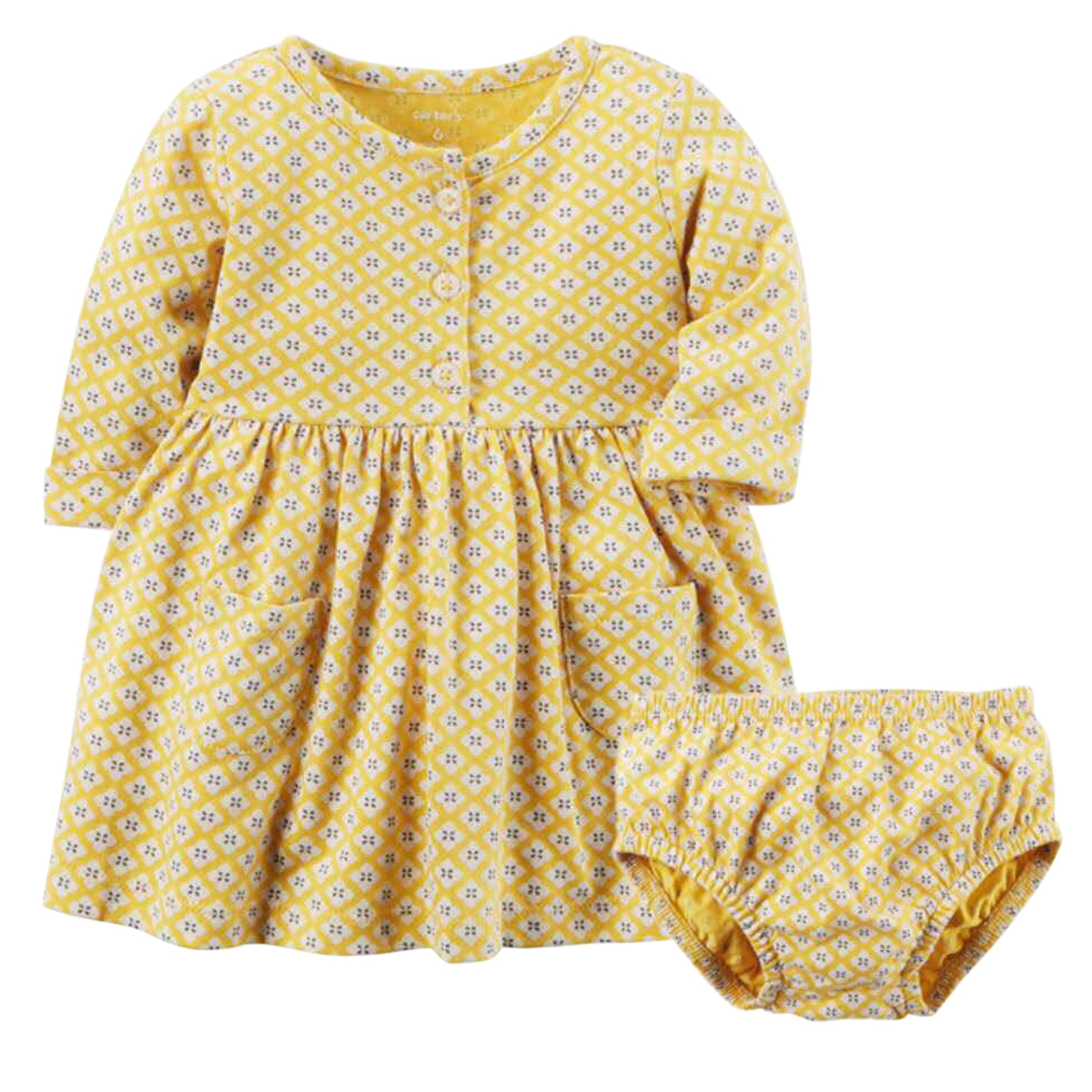 ست شورت و پیراهن نوزادی دخترانه کارترز کد 1188