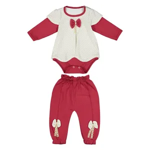 ست بادی و شلوار نوزادی کد L112