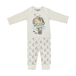 ست تی شرت و شلوار نوزادی آنا بیبی کد 006