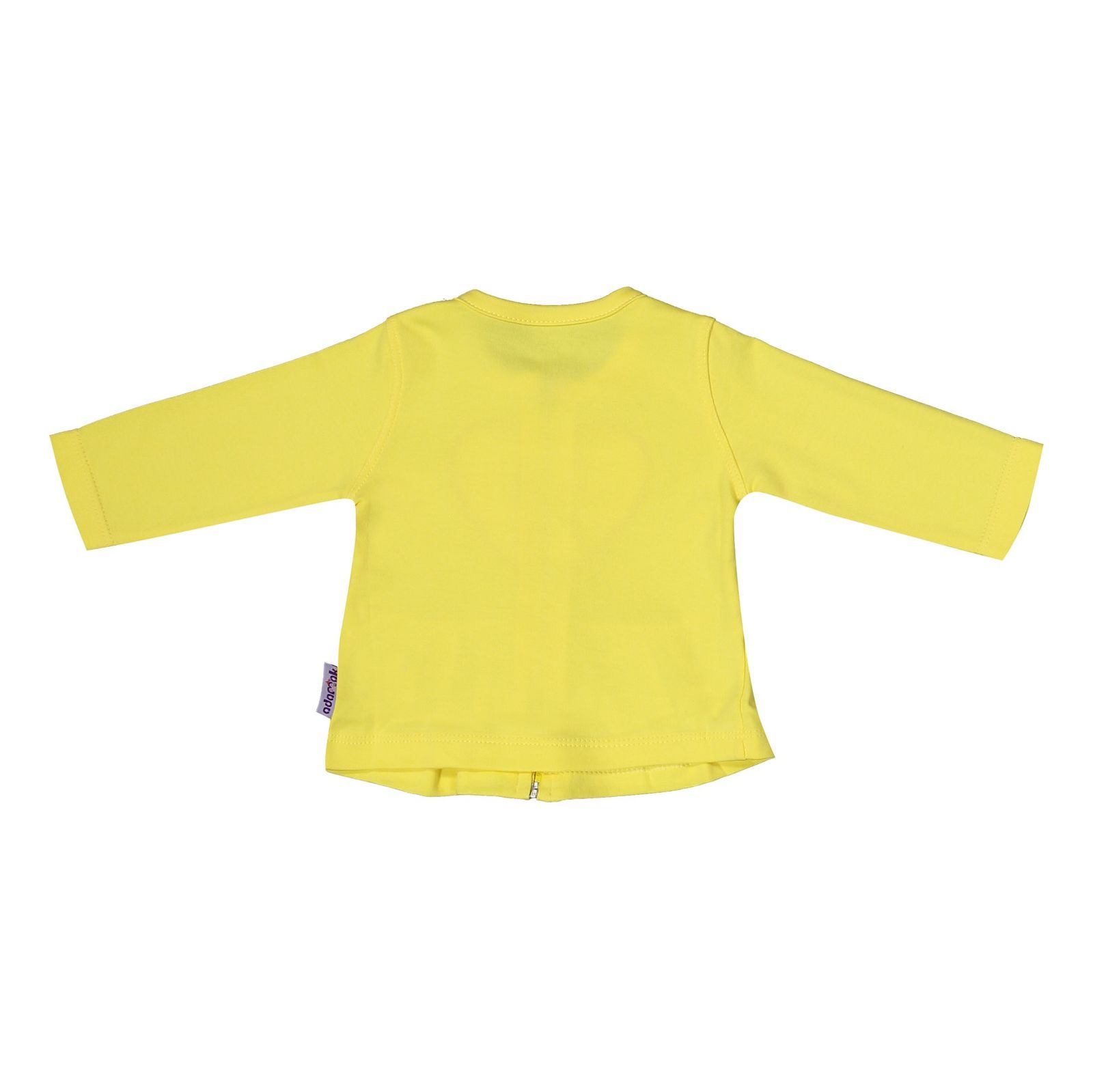 ست 3 تکه نوزادی دخترانه آدمک مدل 2171104-19 - زرد لیمویی - 4