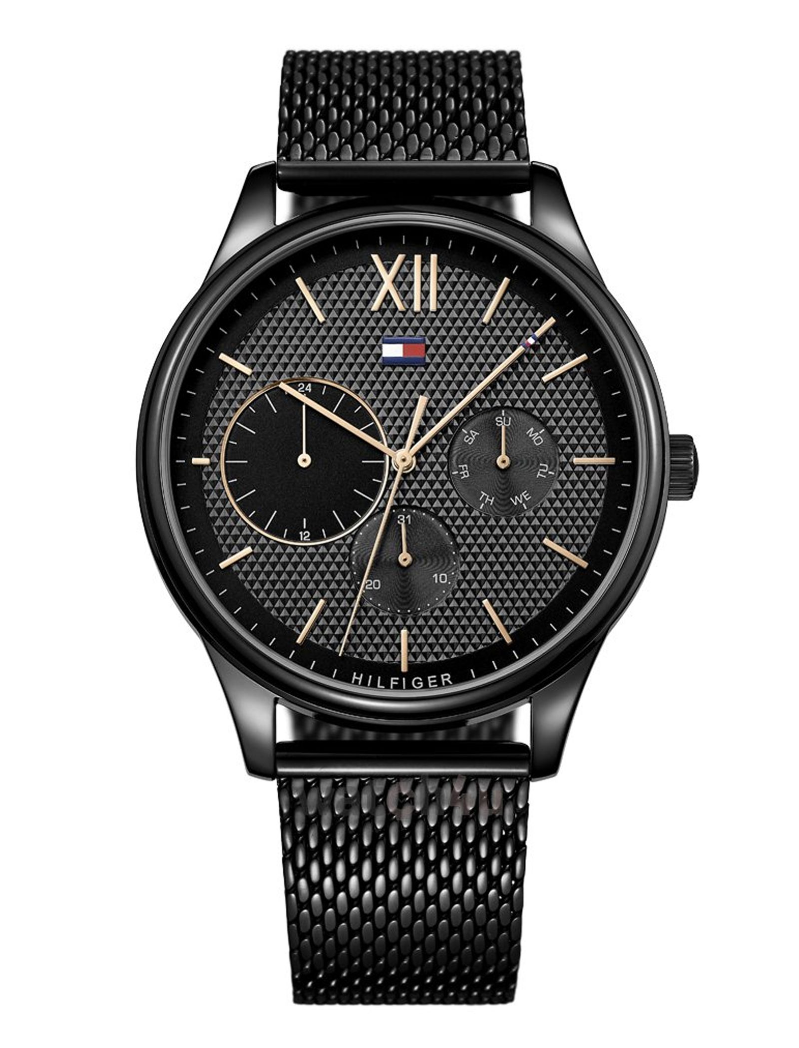 ساعت مچی عقربه ای مردانه تامی هیلفیگر مدل 1791420 - مشکی - 2