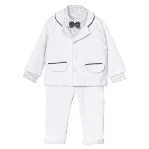 ست سه تکه نوزادی پسرانه فیورلا مدل پاکان کد 2924