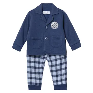 ست کت و شلوار نوزادی پسرانه فیورلا مدل آیاز کد 2930