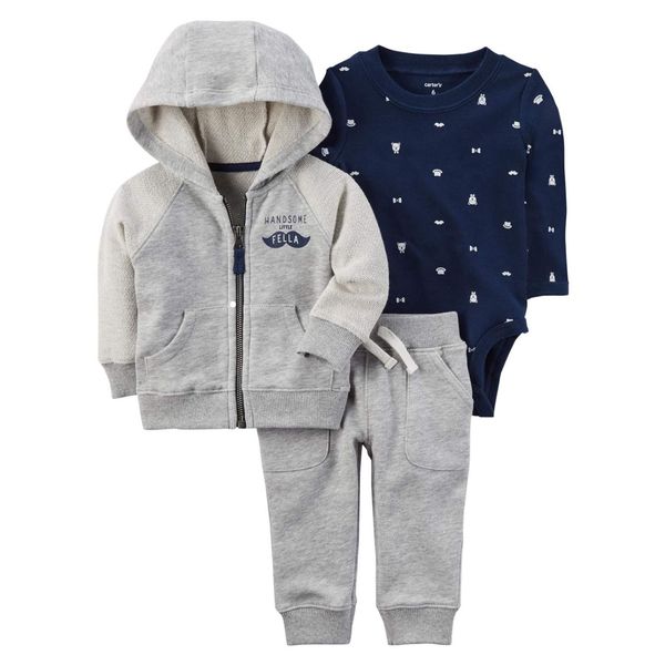 ست 3 تکه نوزادی پسرانه کارترز کد 3004