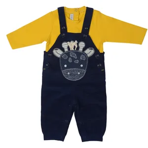 ست سرهمی و تیشرت نوزادی ایندیگو کد 29752