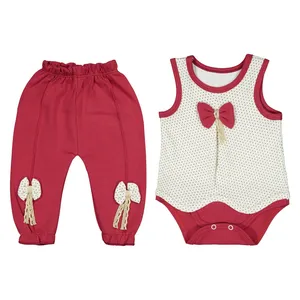 ست بادی  و شلوار نوزاد کد L114