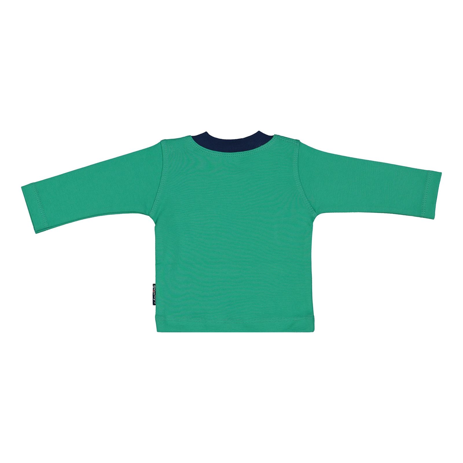 ست تی شرت و شلوار نوزادی پسرانه آدمک مدل 2171100-46 - سبز - 5