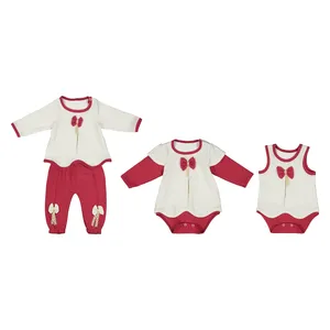 ست 4 تکه لباس نوزادی دخترانه کد L111