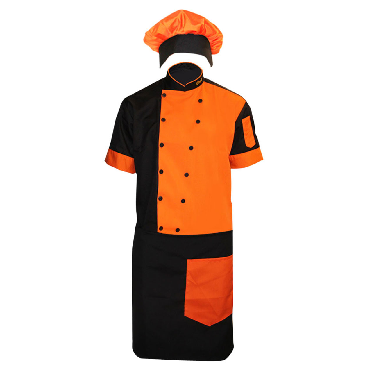 لباس کار مدل Set CHEF3 رنگ نارنجی