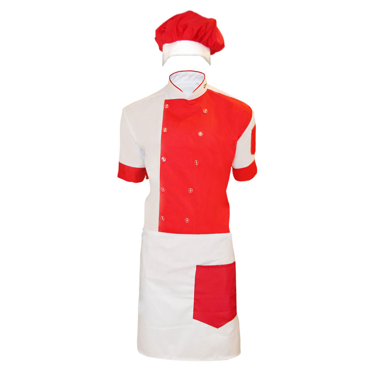 لباس کار مدل Set CHEF 2-2 رنگ سفید لباس کار مدل Set CHEF 2-2 رنگ سفید