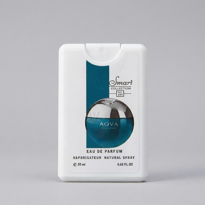 عطر جیبی مردانه اسمارت کالکشن مدل Aqua Pour Homme حجم 20 میلی لیتر