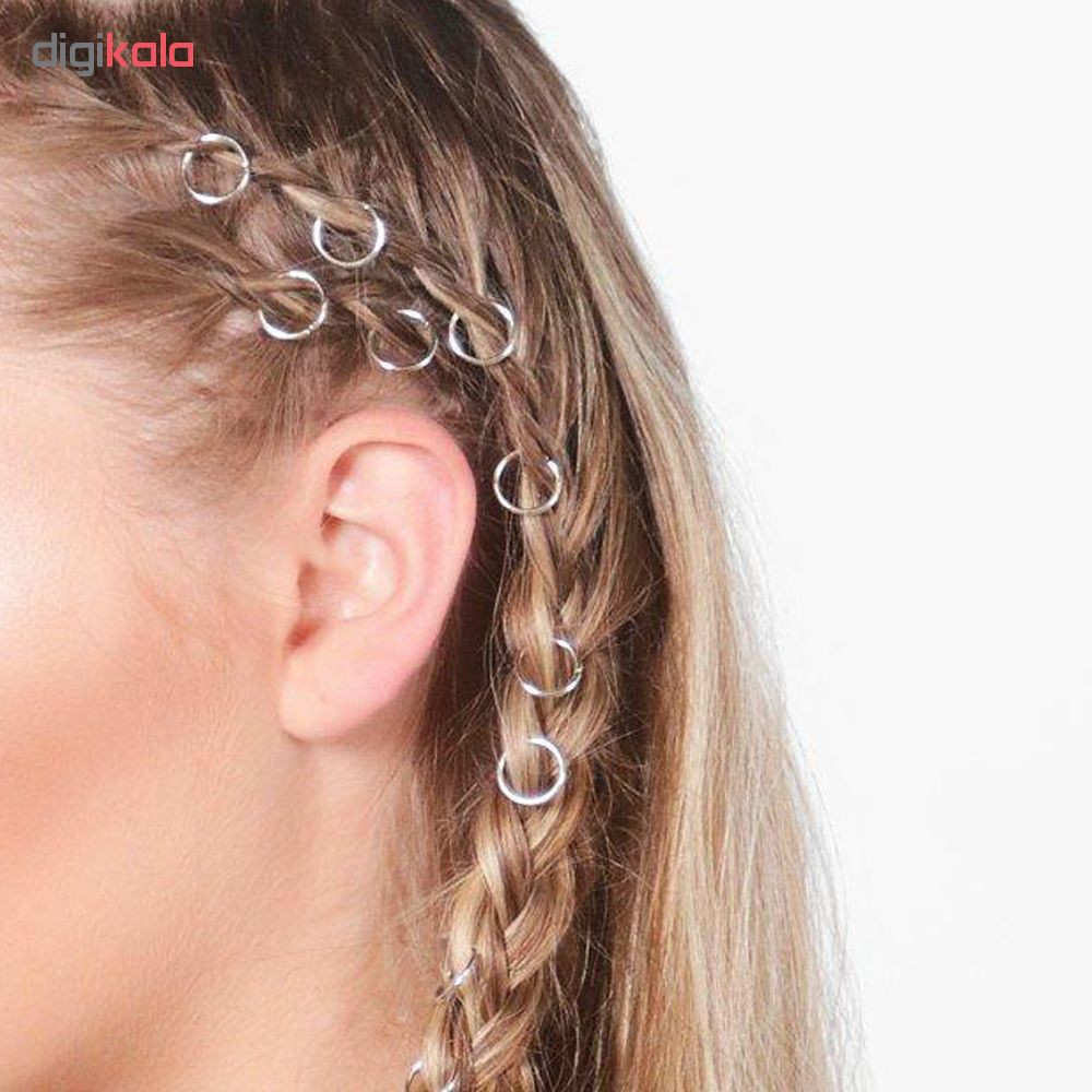 حلقه تزیینی مو کد SR 01 بسته 10 عددی