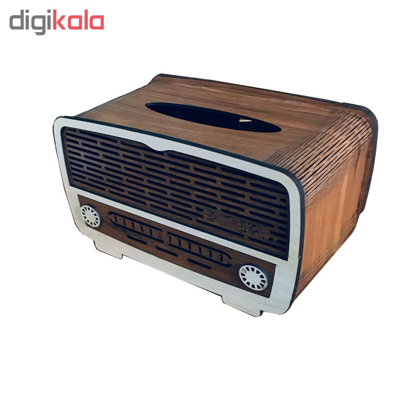 جعبه دستمال کاغذی طرح رادیو کد Q1